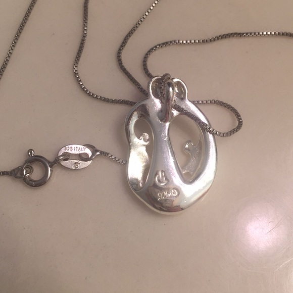 Sterling silver family necklace - Picture 4 of 4